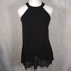 Maurices Halter Top With Lace Women's Size xs